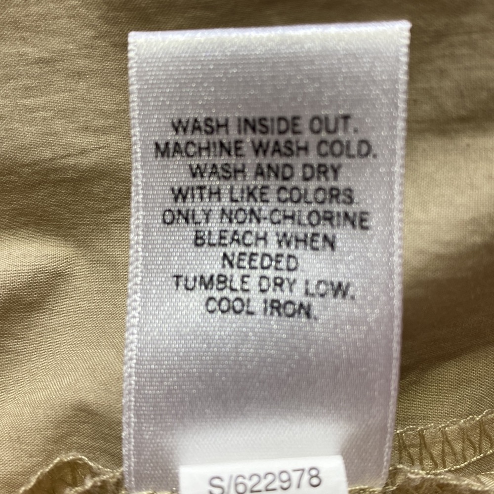 Banana Republic Pleated Skirt Pockets Khaki 8 NEW - Picture 8 of 8